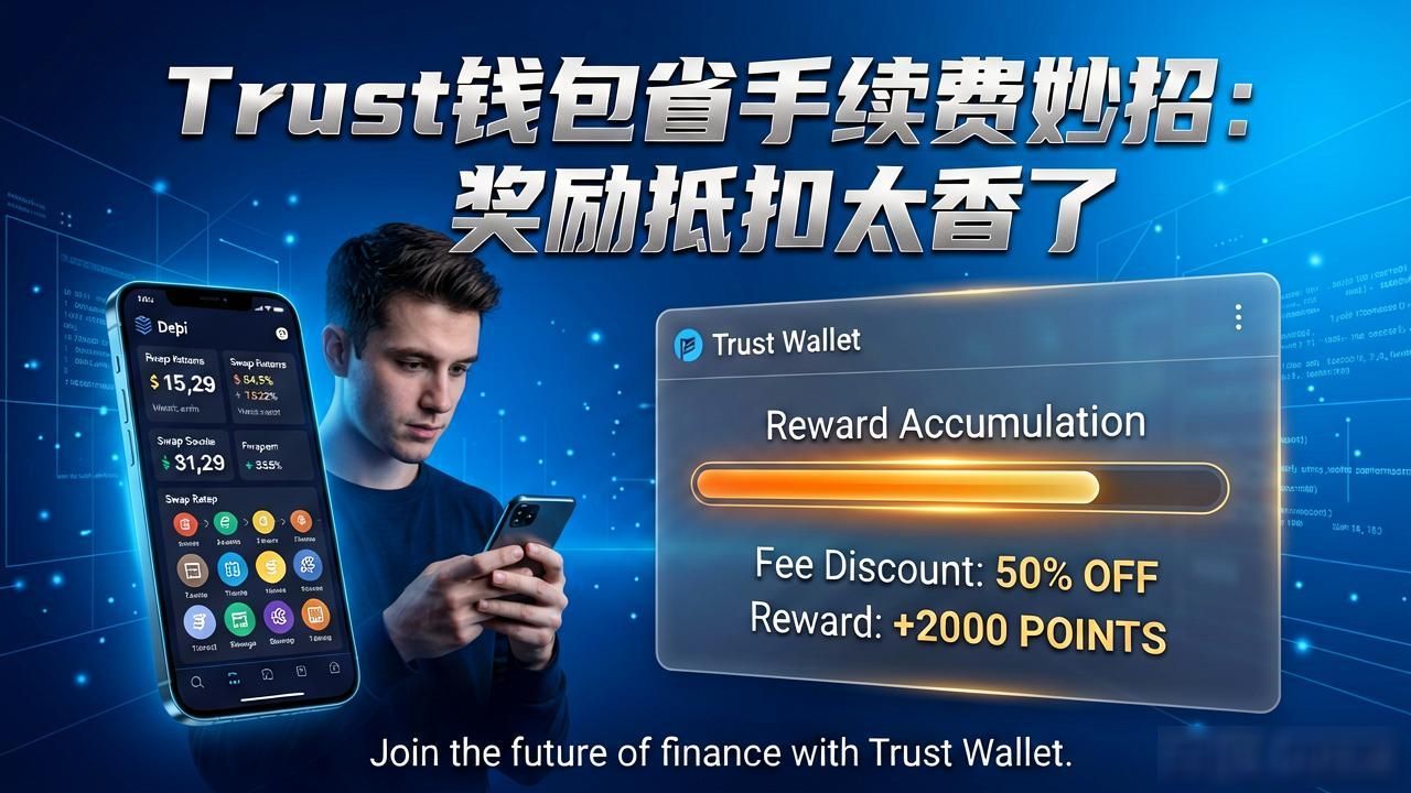 Trust钱包省手续费妙招：奖励抵扣太香了