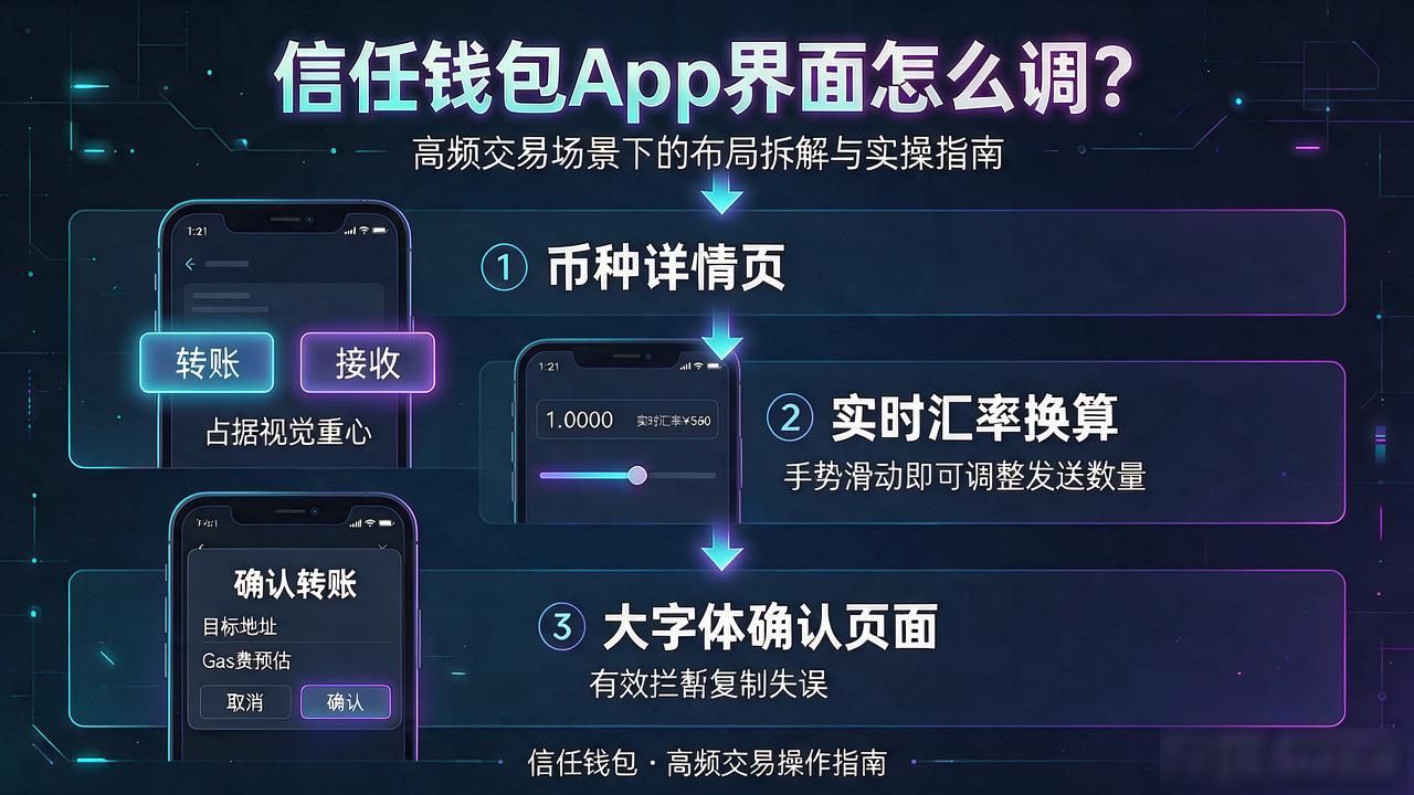 信任钱包App界面怎么调？高频交易场景下的布局拆解与实操指南