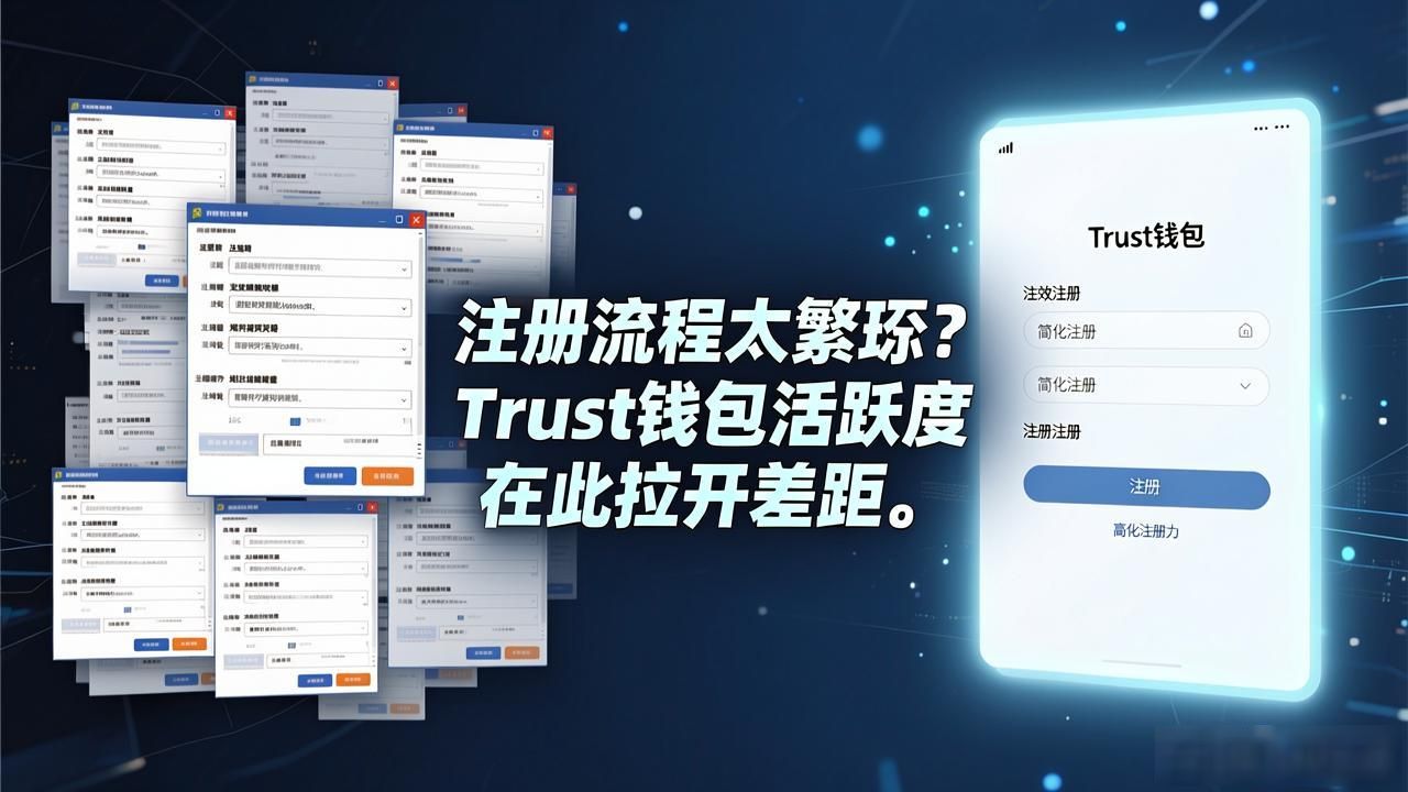 注册流程太繁琐？Trust钱包活跃度由此拉开差距