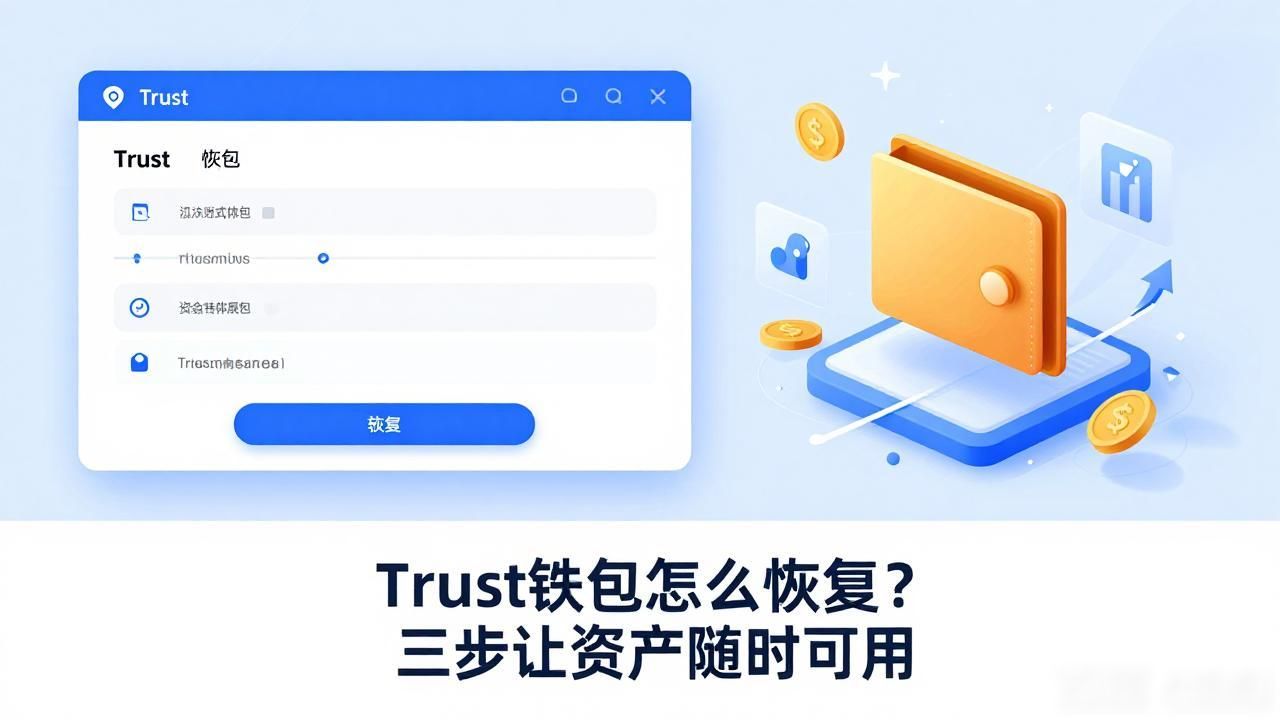 Trust钱包怎么恢复？三步让资产随时可用
