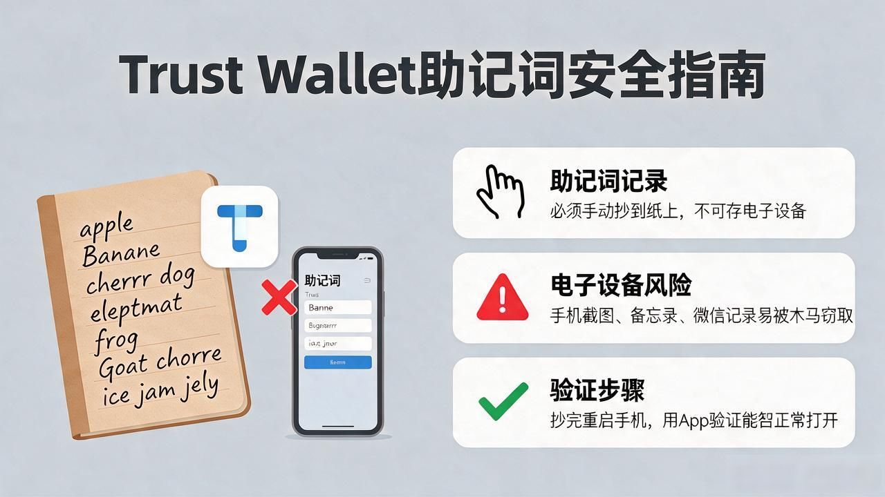 手机上装Trust Wallet，步骤和坑一次说清