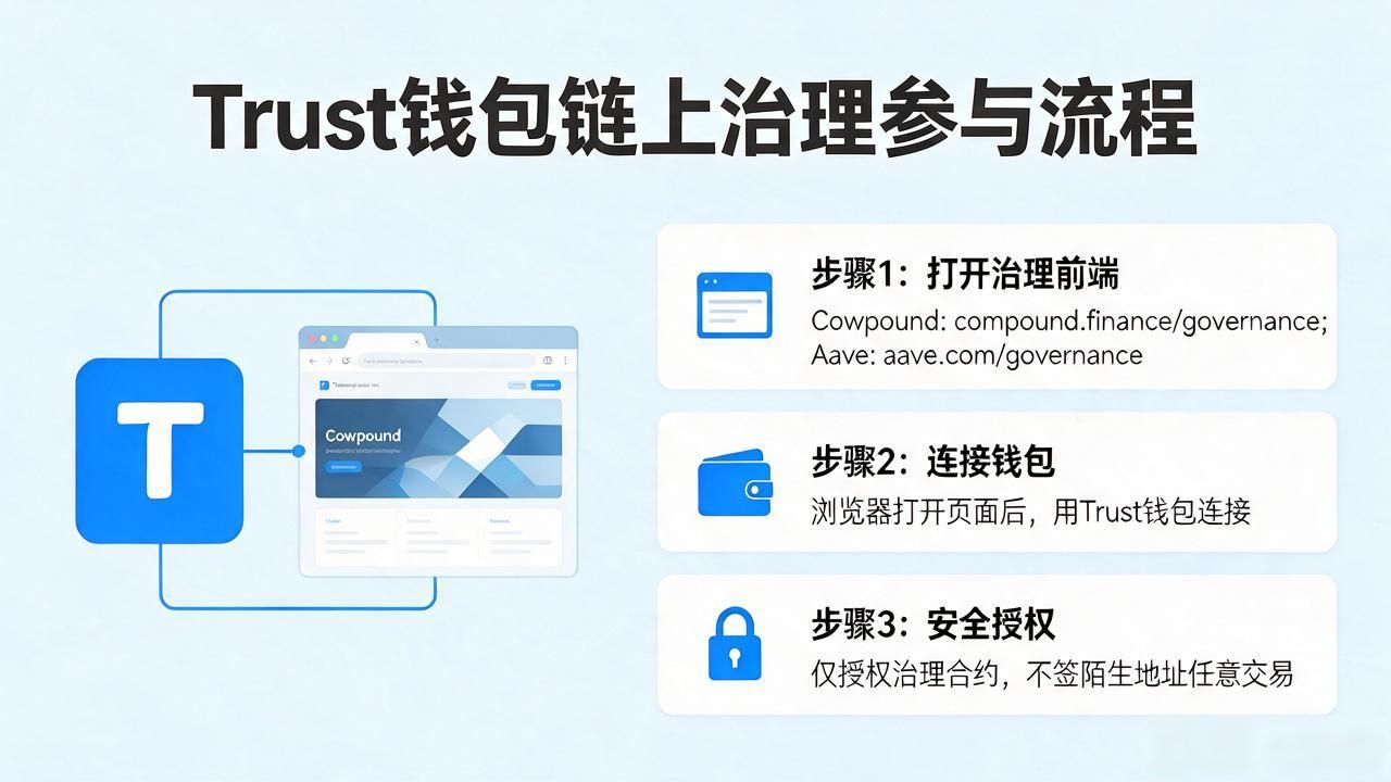 Trust钱包怎么参与链上治理？持币投票全流程