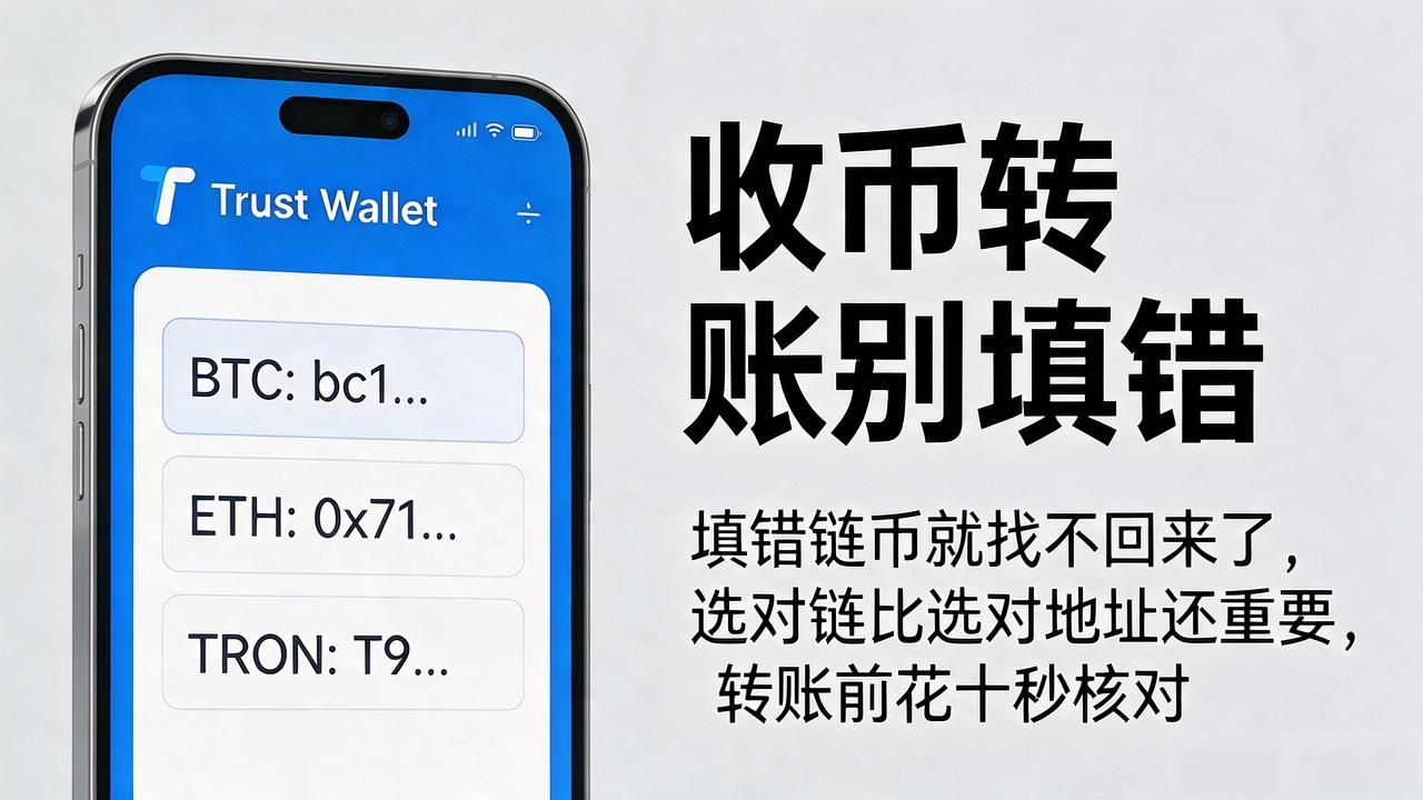 Trust Wallet钱包地址在哪看,收币转账别填错
