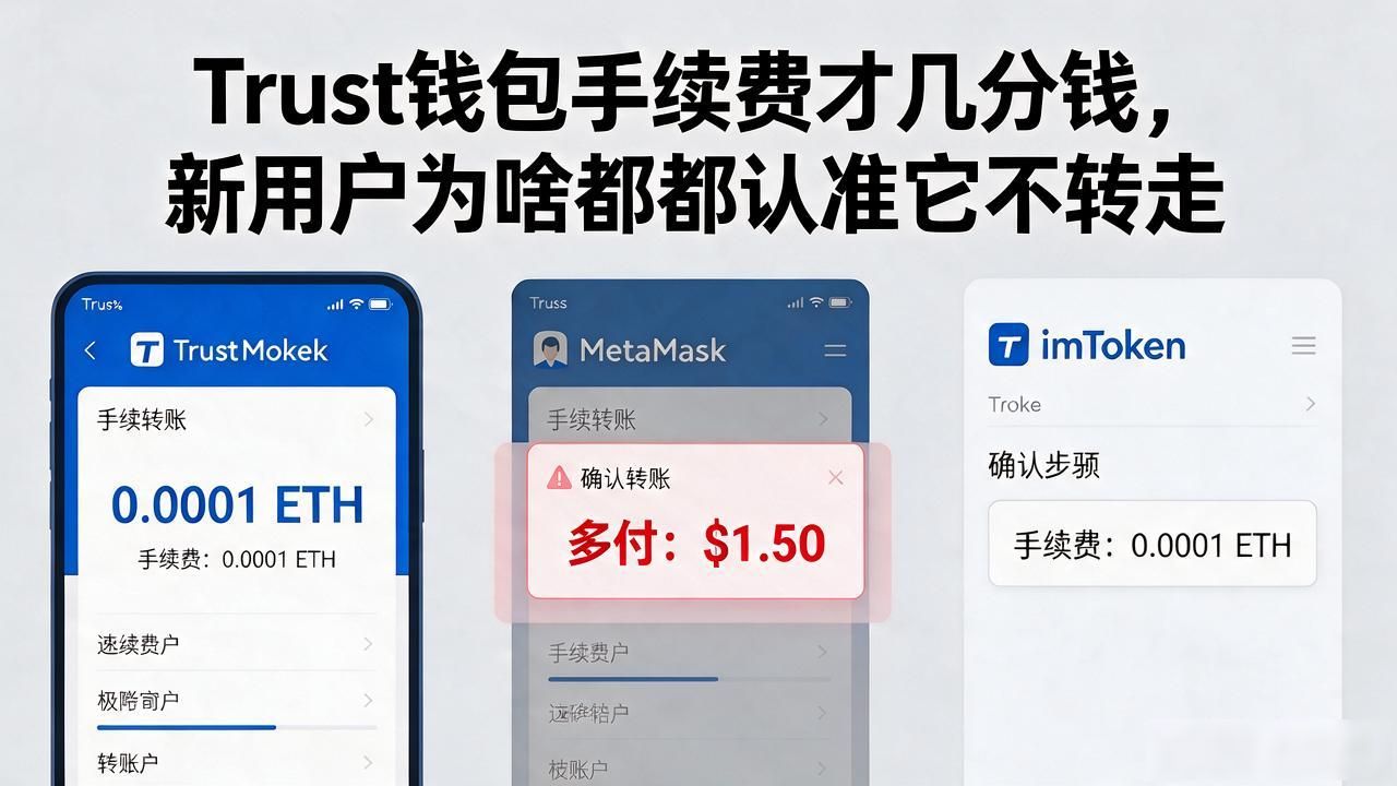 Trust钱包手续费才几分钱，新用户为啥都认准它不转走