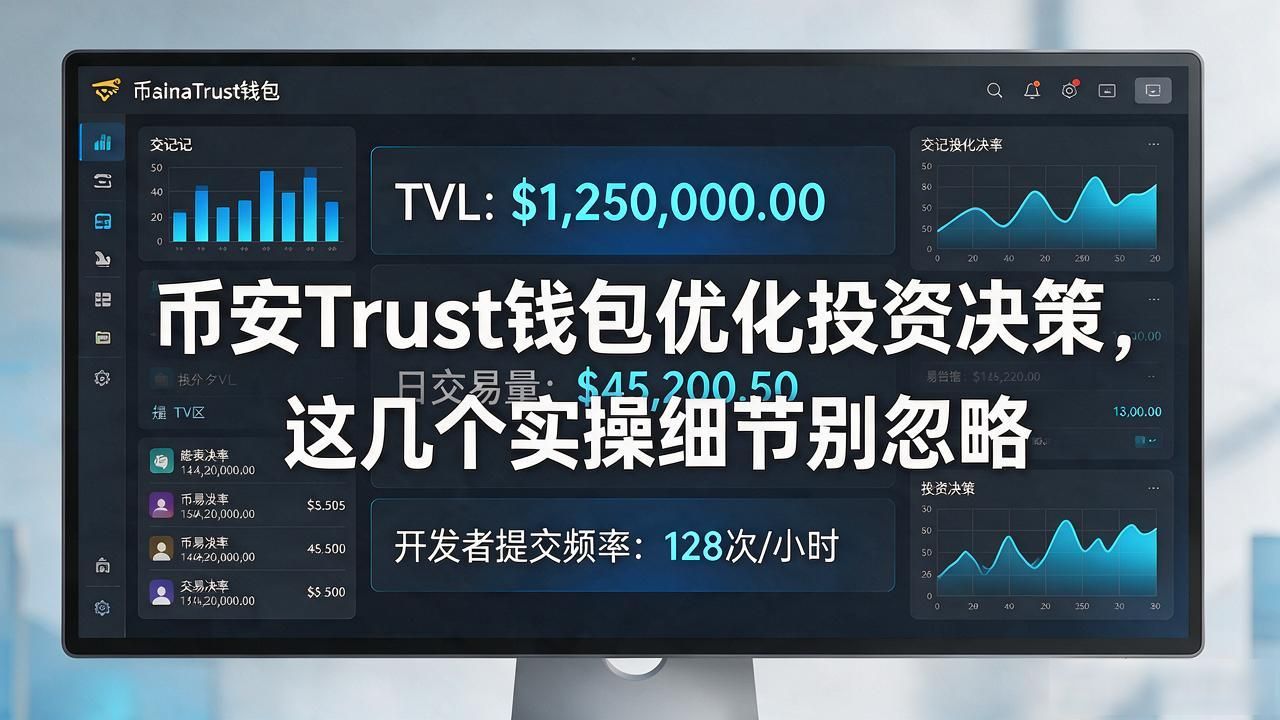 币安Trust钱包优化投资决策，这几个实操细节别忽略