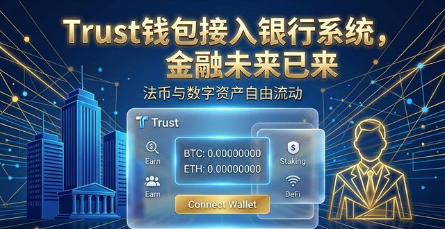 Trust钱包接入银行系统，金融未来已来