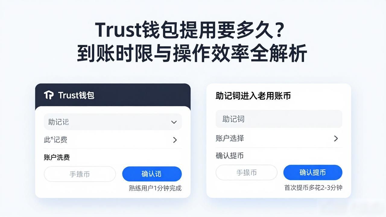Trust钱包提币要多久?到账时限与操作效率全解析