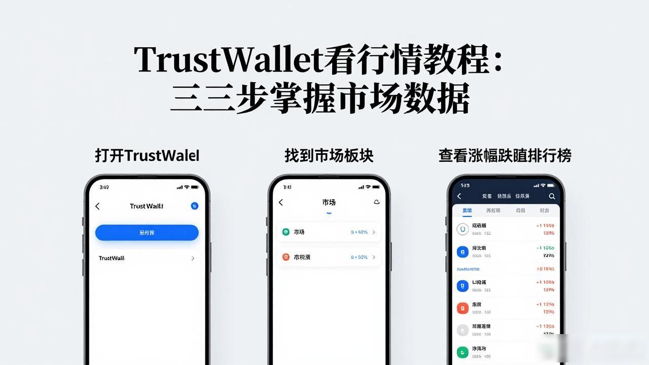 Trust Wallet看行情教程：三步掌握市场数据