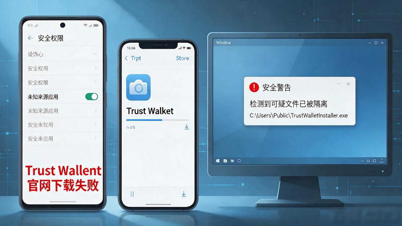 Trust Wallet官网下载失败,这几个坑我替你踩过了