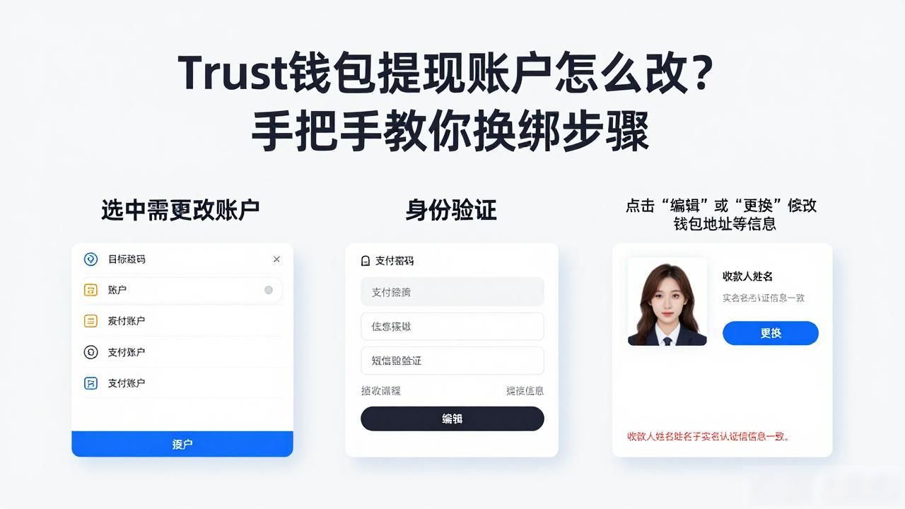 Trust钱包提现账户怎么改？手把手教你换绑步骤