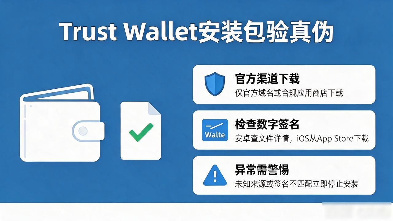 Trust Wallet安装包怎么看有没有问题?3招教你验真伪