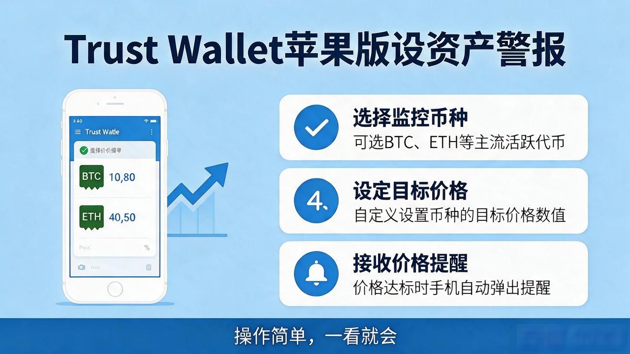 Trust Wallet苹果版怎么设资产警报？一看就会