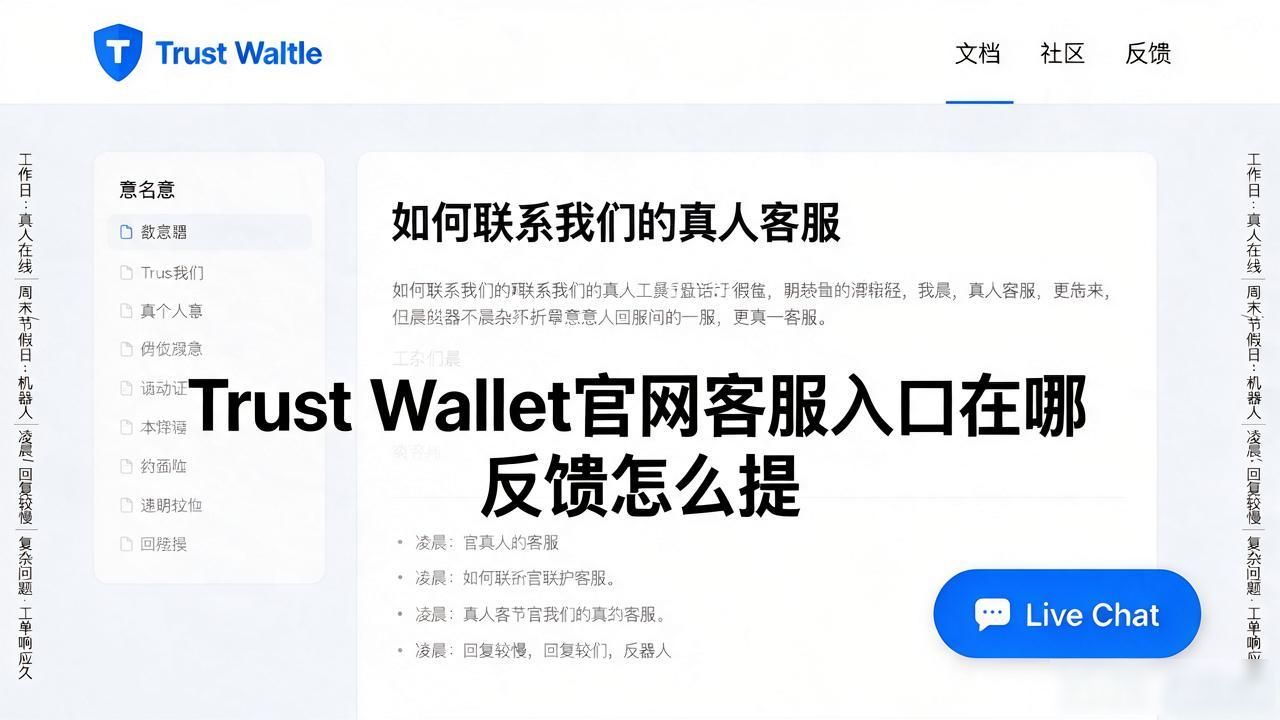 Trust Wallet官网客服入口在哪 反馈怎么提