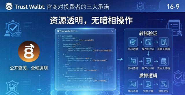 Trust Wallet 官网对投资者的三大承诺