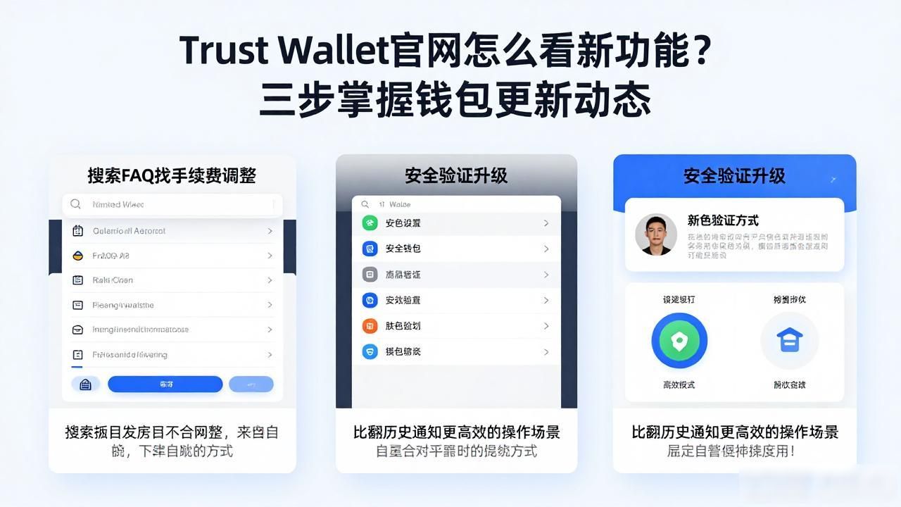 Trust Wallet官网怎么看新功能？三步掌握钱包更新动态