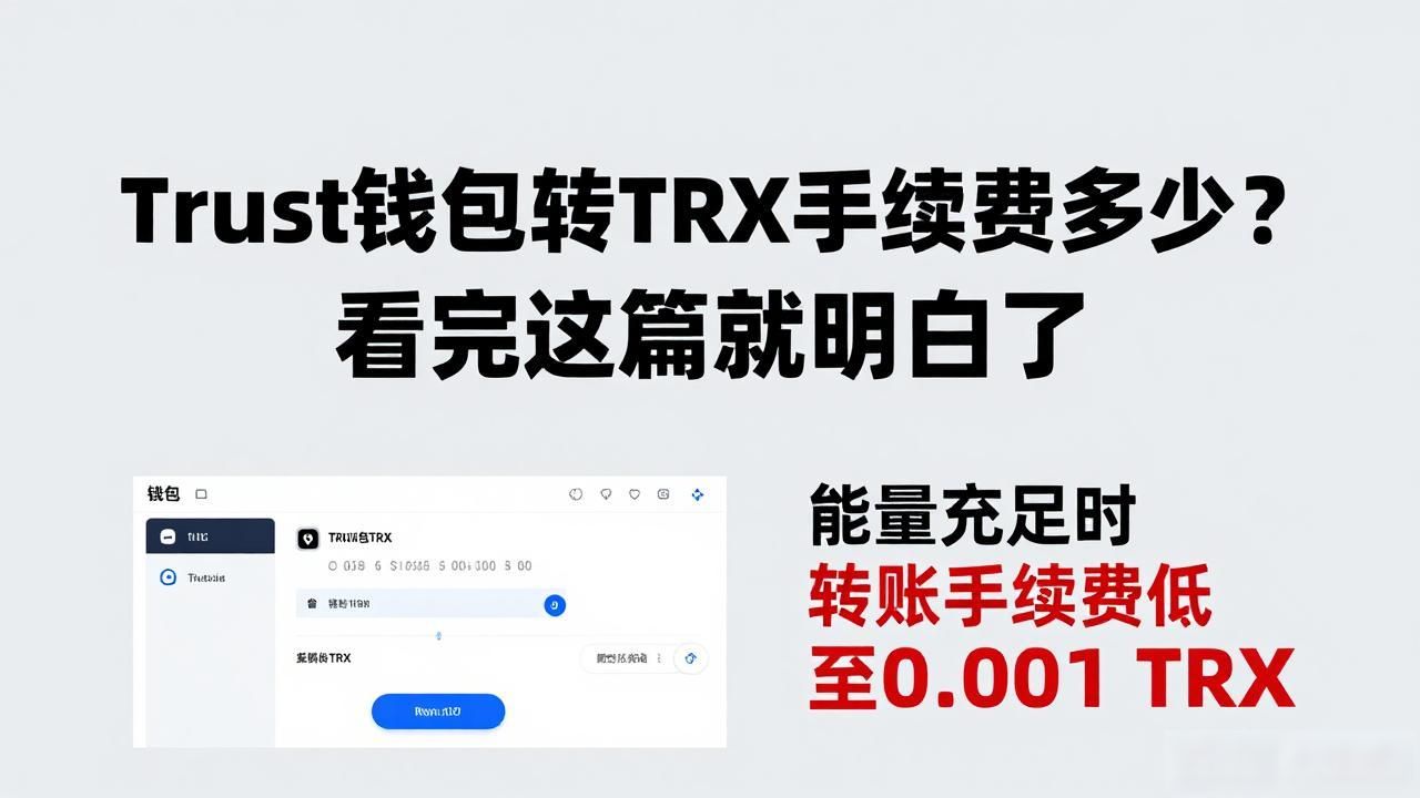 Trust钱包转TRX手续费多少?看完这篇就明白了