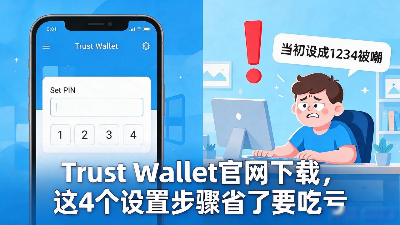 Trust Wallet官网下载，这4个设置步骤省了要吃亏
