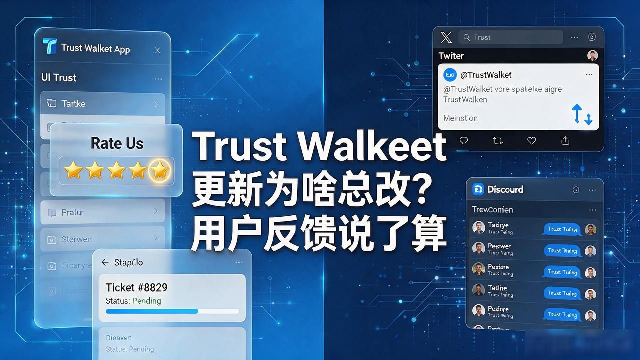 Trust Wallet更新为啥总改？用户反馈说了算