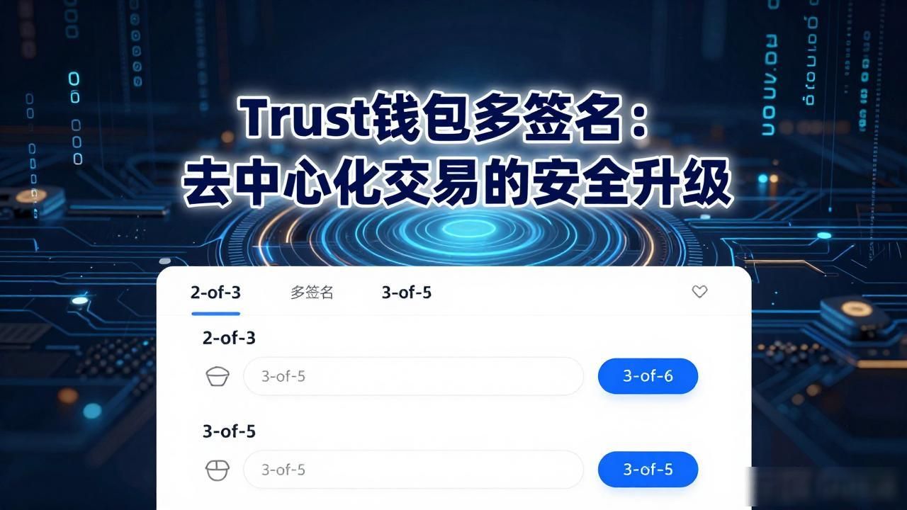 Trust钱包多签名：去中心化交易的安全升级