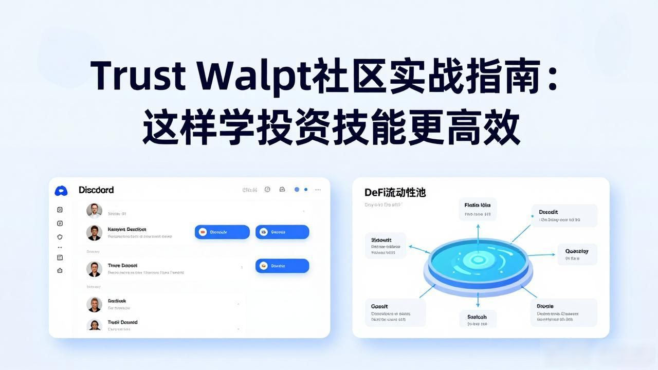 Trust Wallet社区实战指南：这样学投资技能更高效