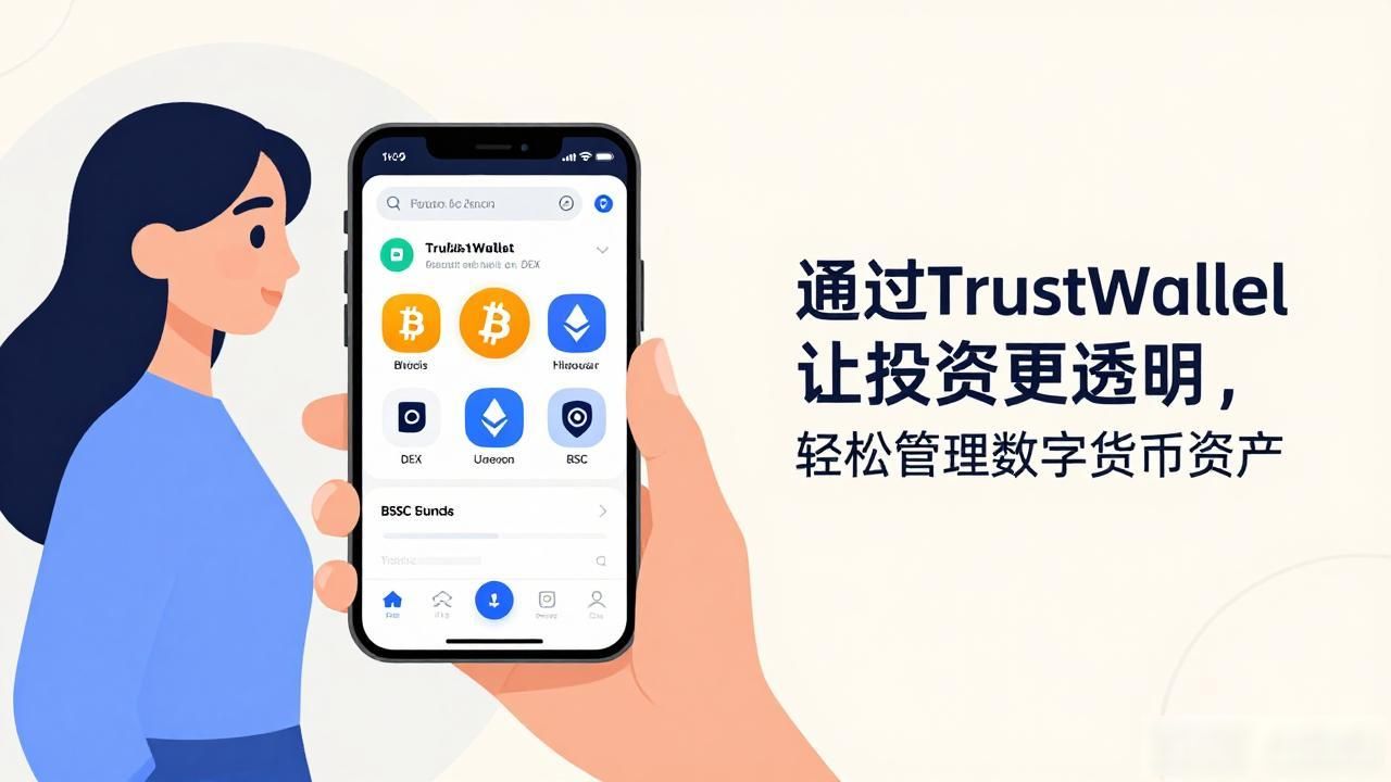 通过Trust Wallet让投资更透明，轻松管理数字货币资产