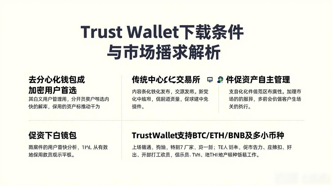 Trust Wallet下载条件与市场需求解析