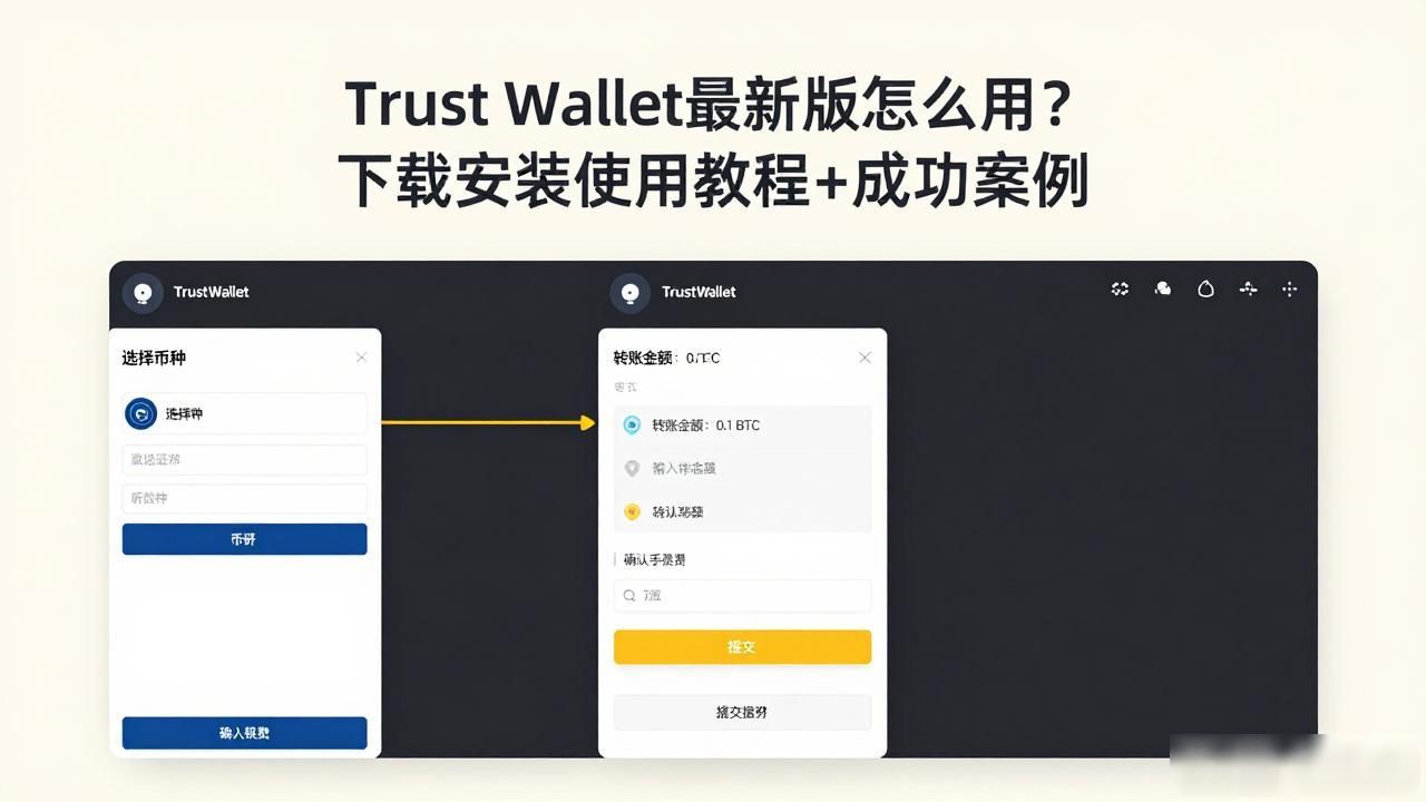 Trust Wallet最新版怎么用?下载安装使用教程+成功案例