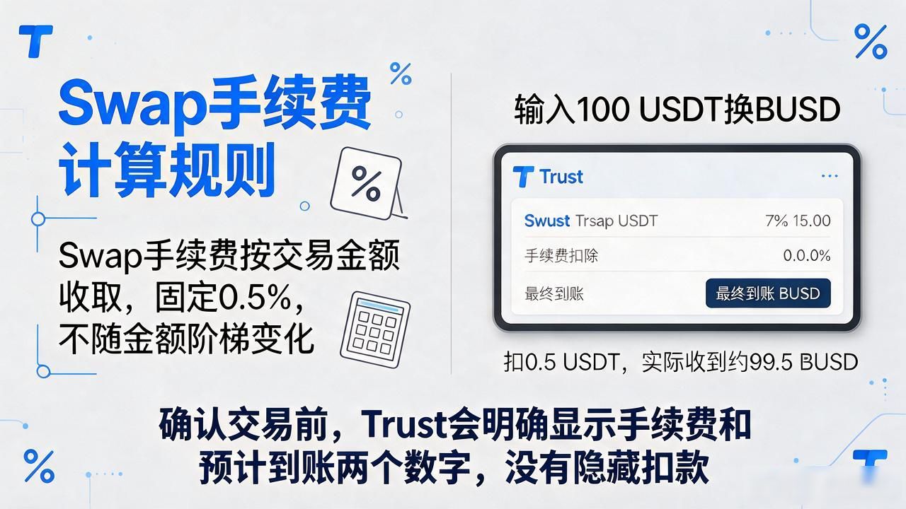 Trust钱包手续费怎么算？Gas和Swap费用一次说清