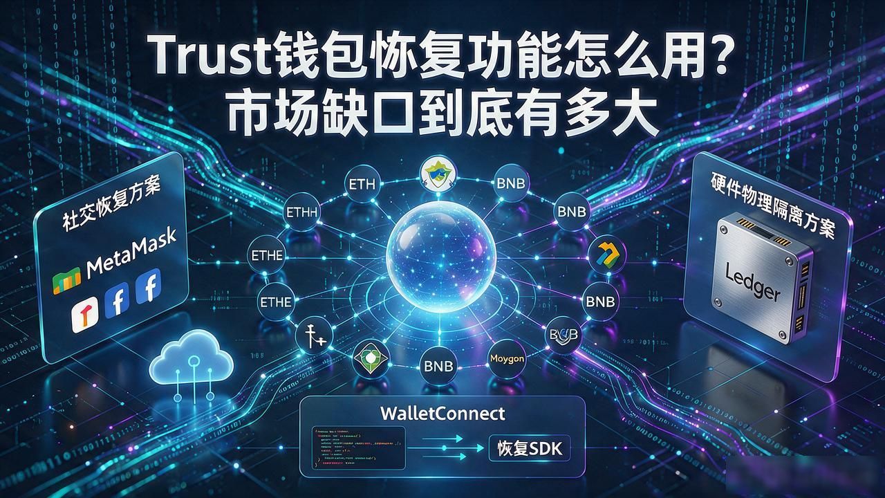 Trust钱包恢复功能怎么用？市场缺口到底有多大