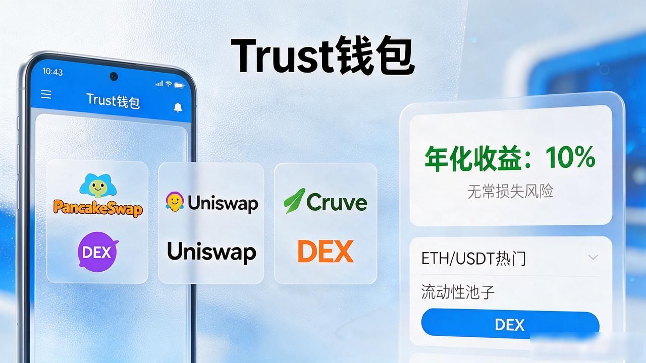 Trust钱包怎么挖矿？质押、流动性质换、DeFi收益，新手照着做就行
