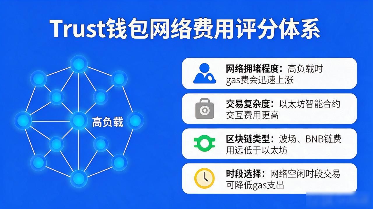 Trust钱包网络费用评分体系，一键看懂手续费高低