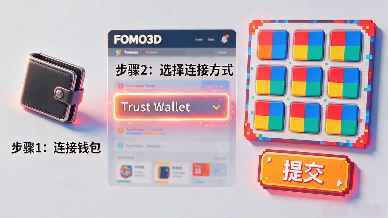 Trust钱包玩FOMO3D实操，Solana像素接龙新手别踩坑