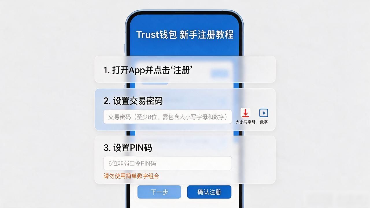Trust钱包注册教程 新手几步快速搞定开户全流程