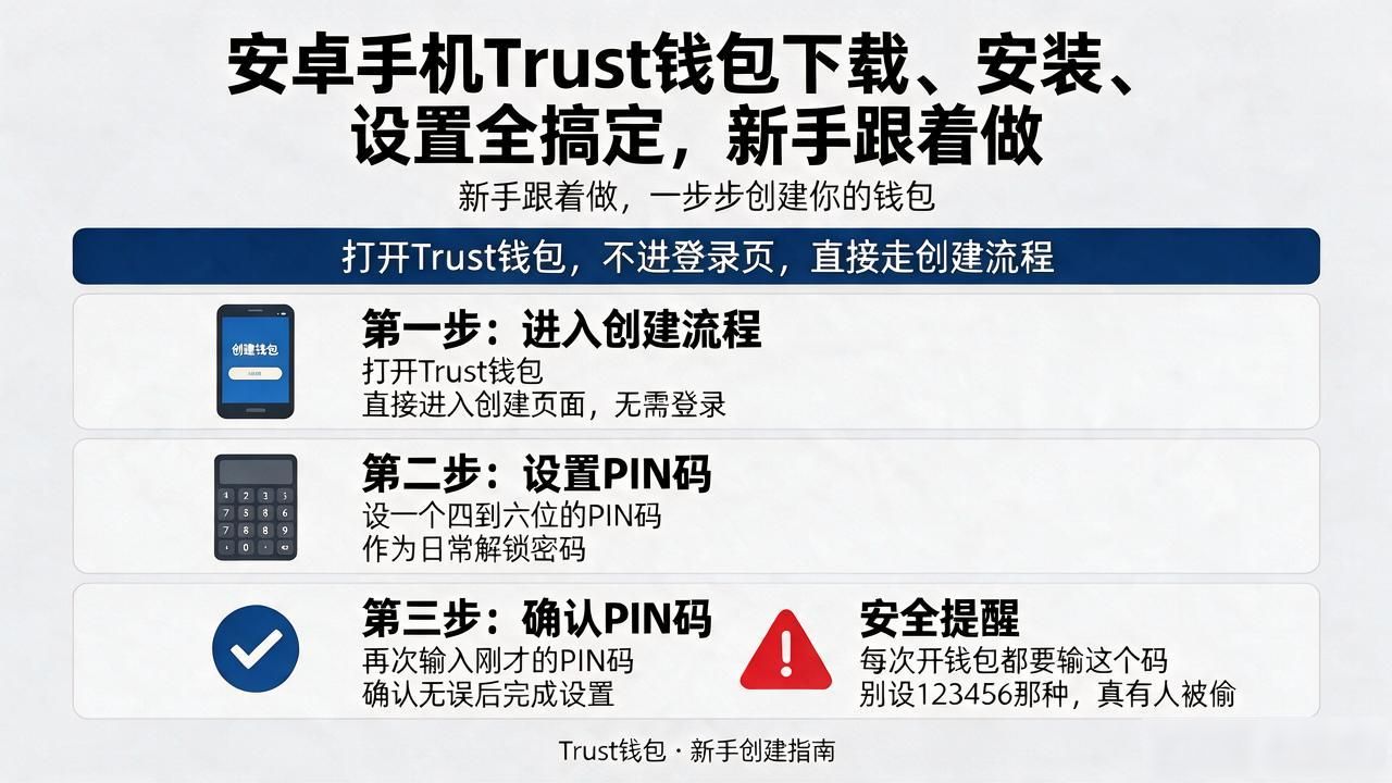 安卓手机Trust钱包下载、安装、设置全搞定,新手跟着做
