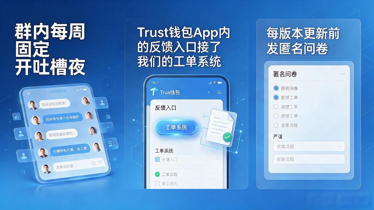 Trust钱包社区怎么运营？下载反馈收集实操分享