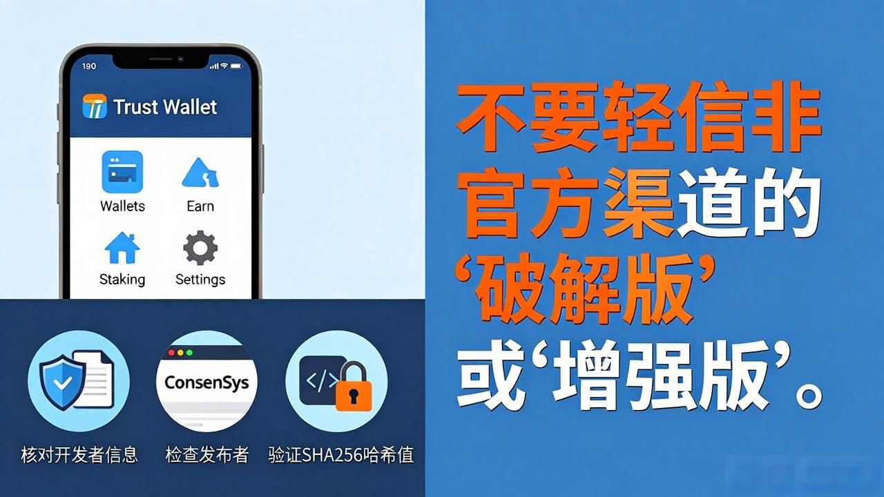 如何辨别Trust Wallet真假？这3步教你识破假冒应用