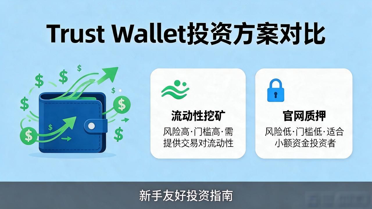 Trust Wallet怎么投资？官网这几种方案新手也能看懂