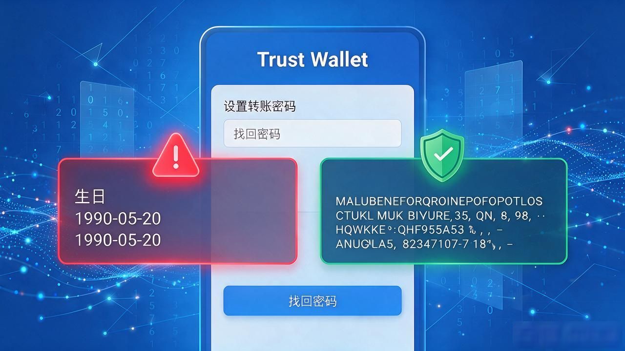 Trust钱包转账密码怎么设置 忘记密码一招找回