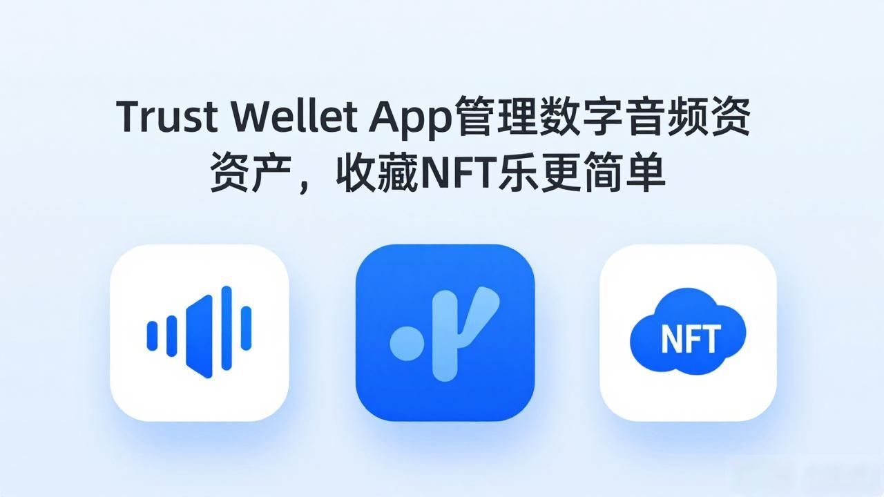Trust Wallet App管理数字音频资产，收藏NFT音乐更简单