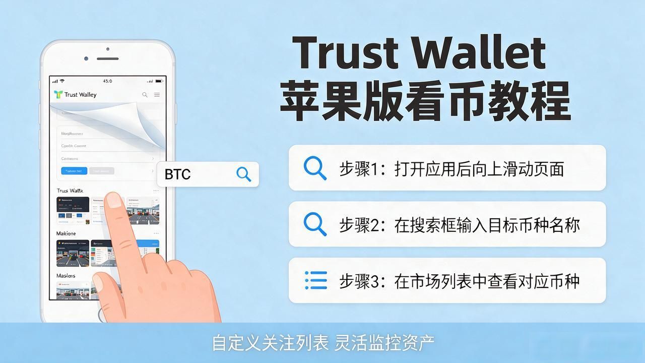 Trust Wallet苹果版怎么看币？一文教你盯紧钱包动态