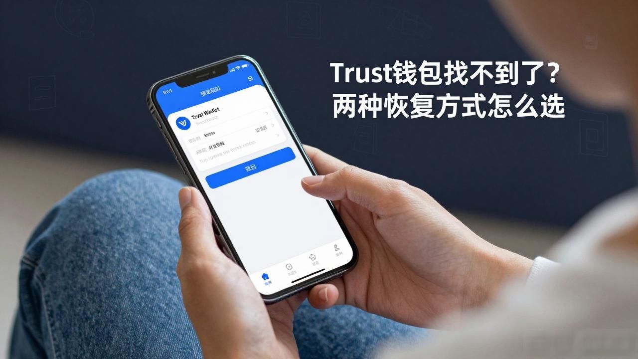 Trust钱包找不到了？两种恢复方式怎么选