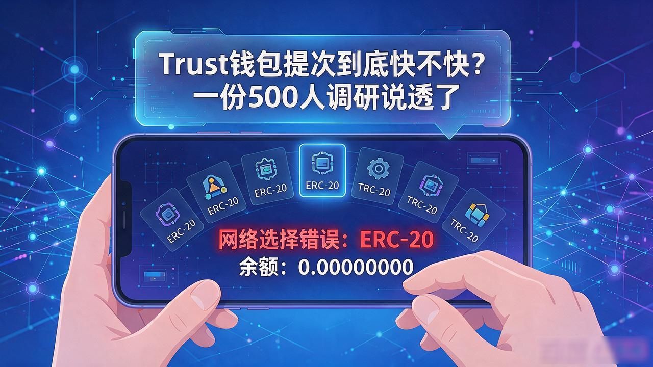 Trust钱包提款到底快不快？一份500人调研说透了