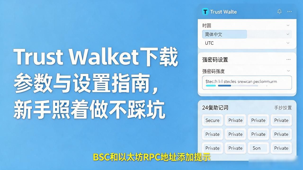 Trust Wallet下载参数与设置指南，新手照着做不踩坑