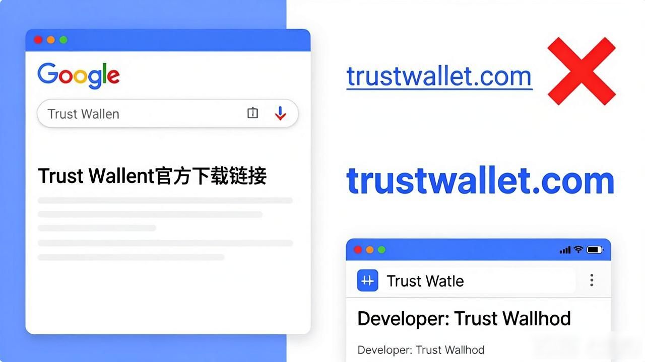 如何在Google搜到Trust Wallet官方下载链接