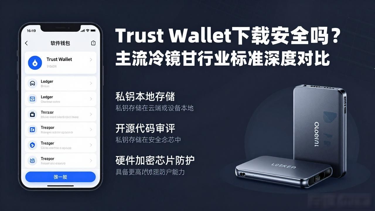 Trust Wallet下载安全吗？主流冷钱包行业标准深度对比
