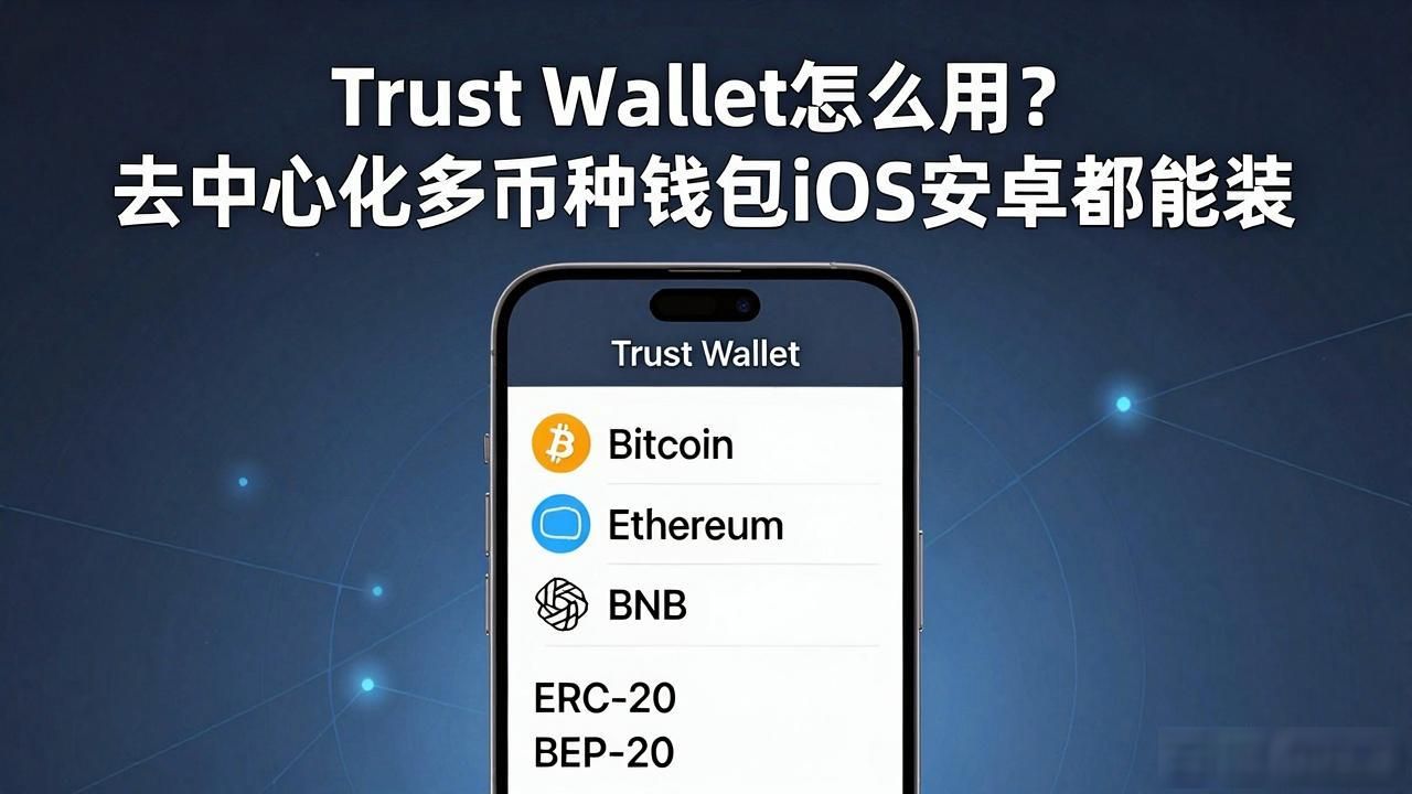 Trust Wallet怎么用?去中心化多币种钱包iOS安卓都能装