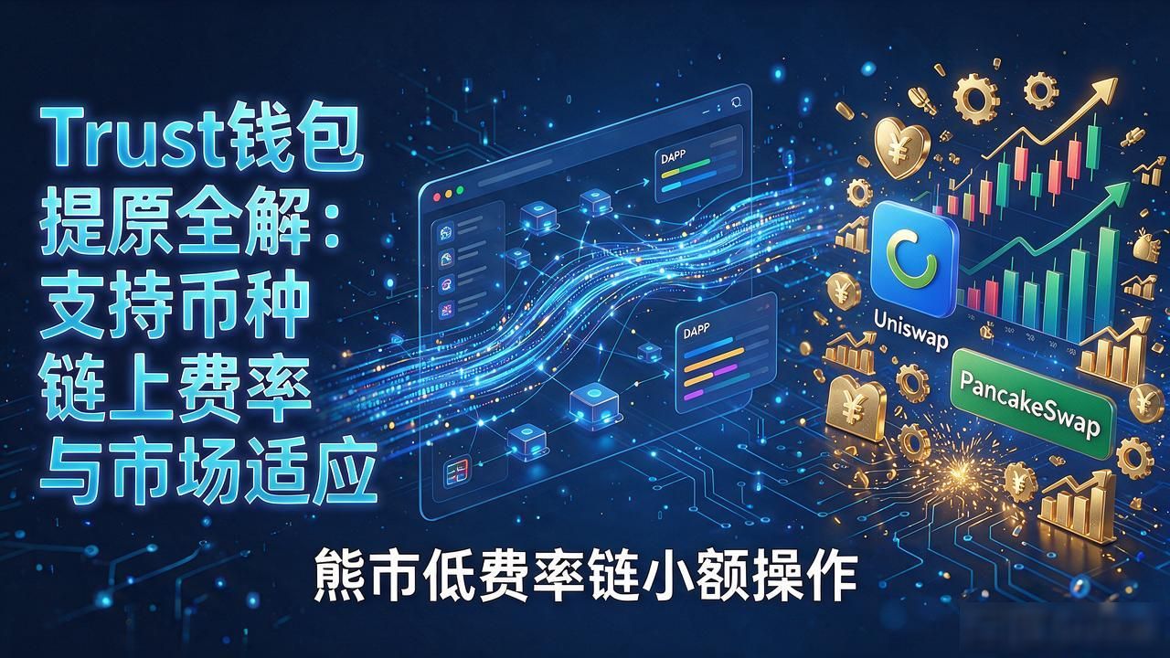 Trust钱包提币全解：支持币种、链上费率与市场适应