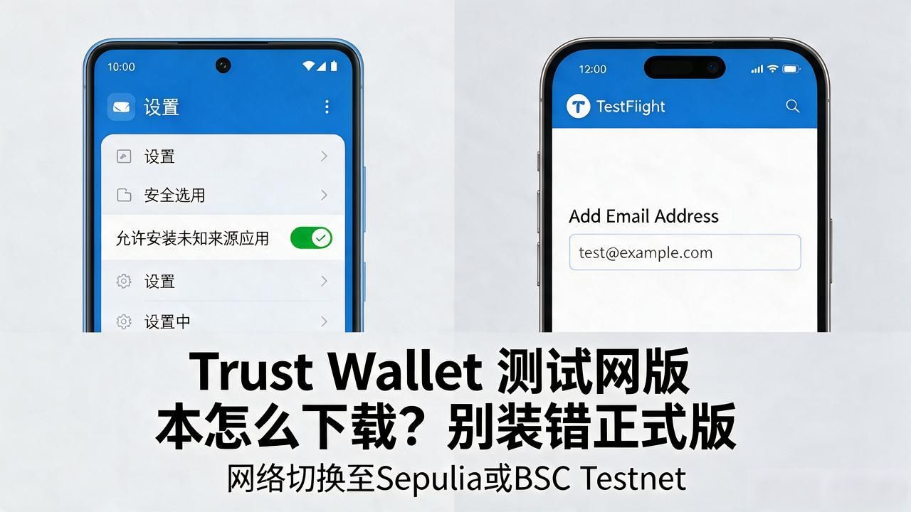 Trust Wallet 测试网版本怎么下载?别装错正式版