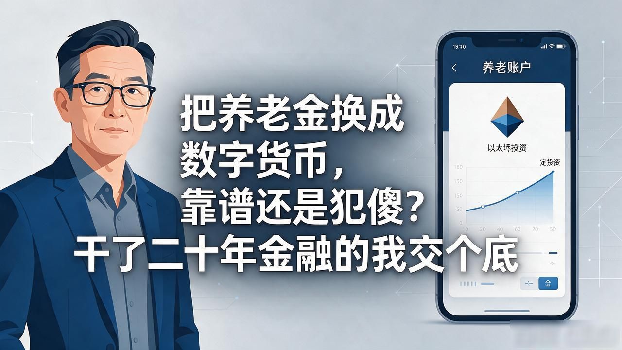 把养老金换成数字货币，靠谱还是犯傻？干了二十年金融的我交个底