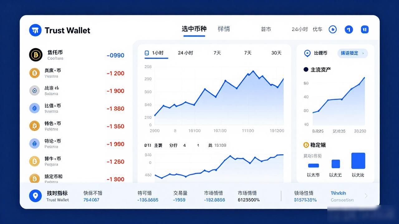 Trust Wallet最新版怎么看实时行情与数据